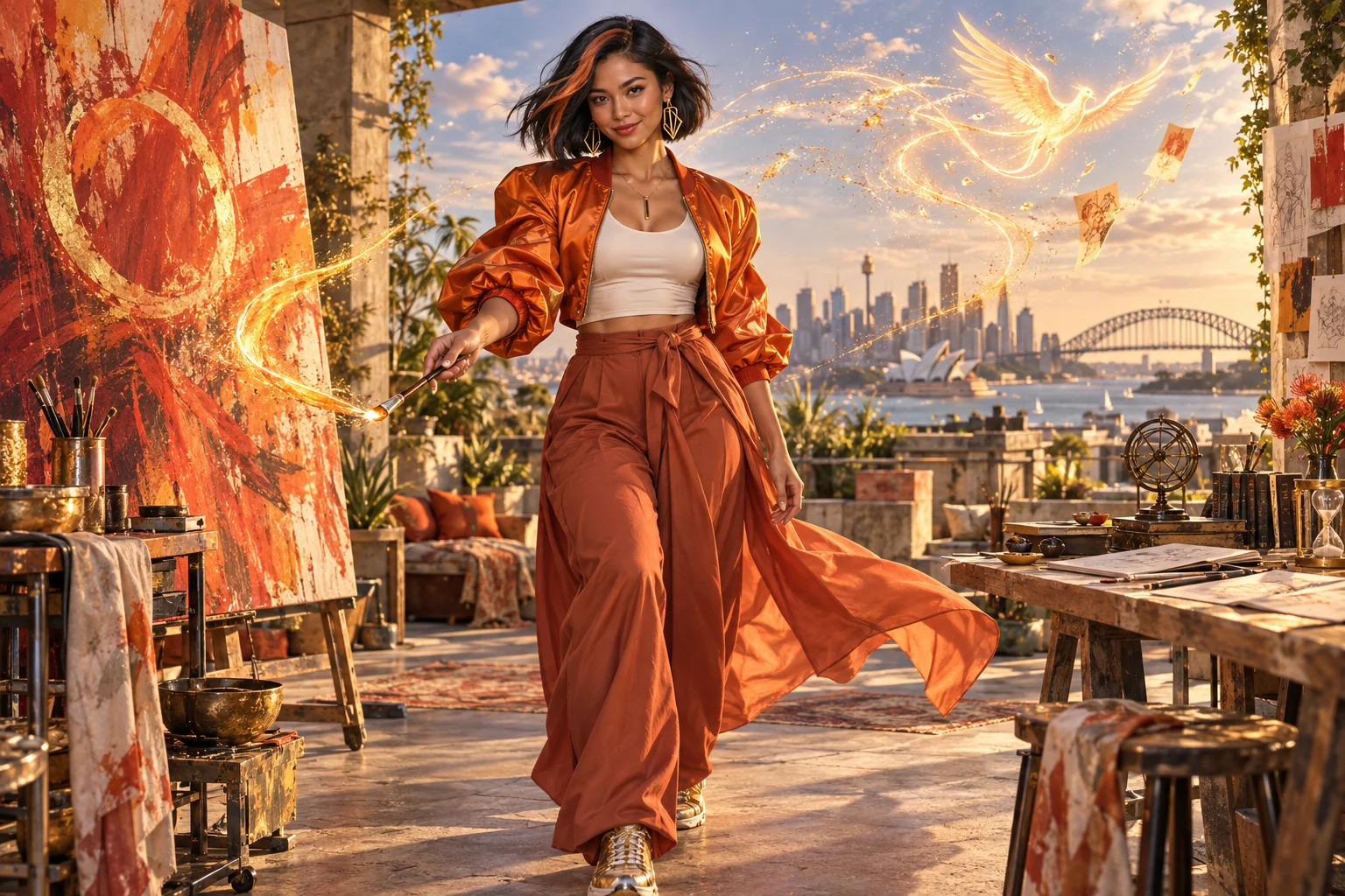 Fictional AI Queen character: Spark Queen