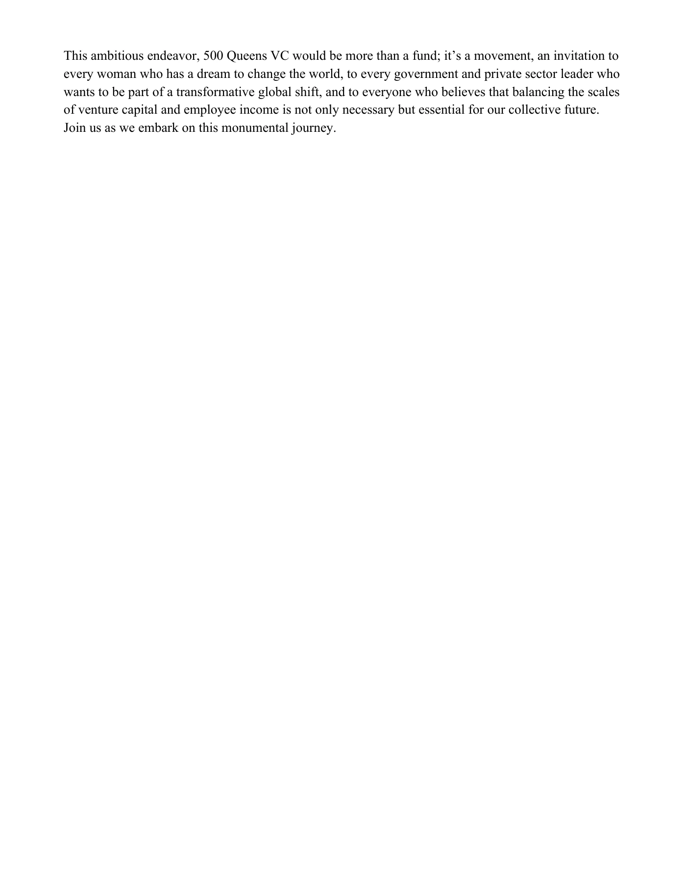 Page 2 of 1-page 500 Queens Venture Capital