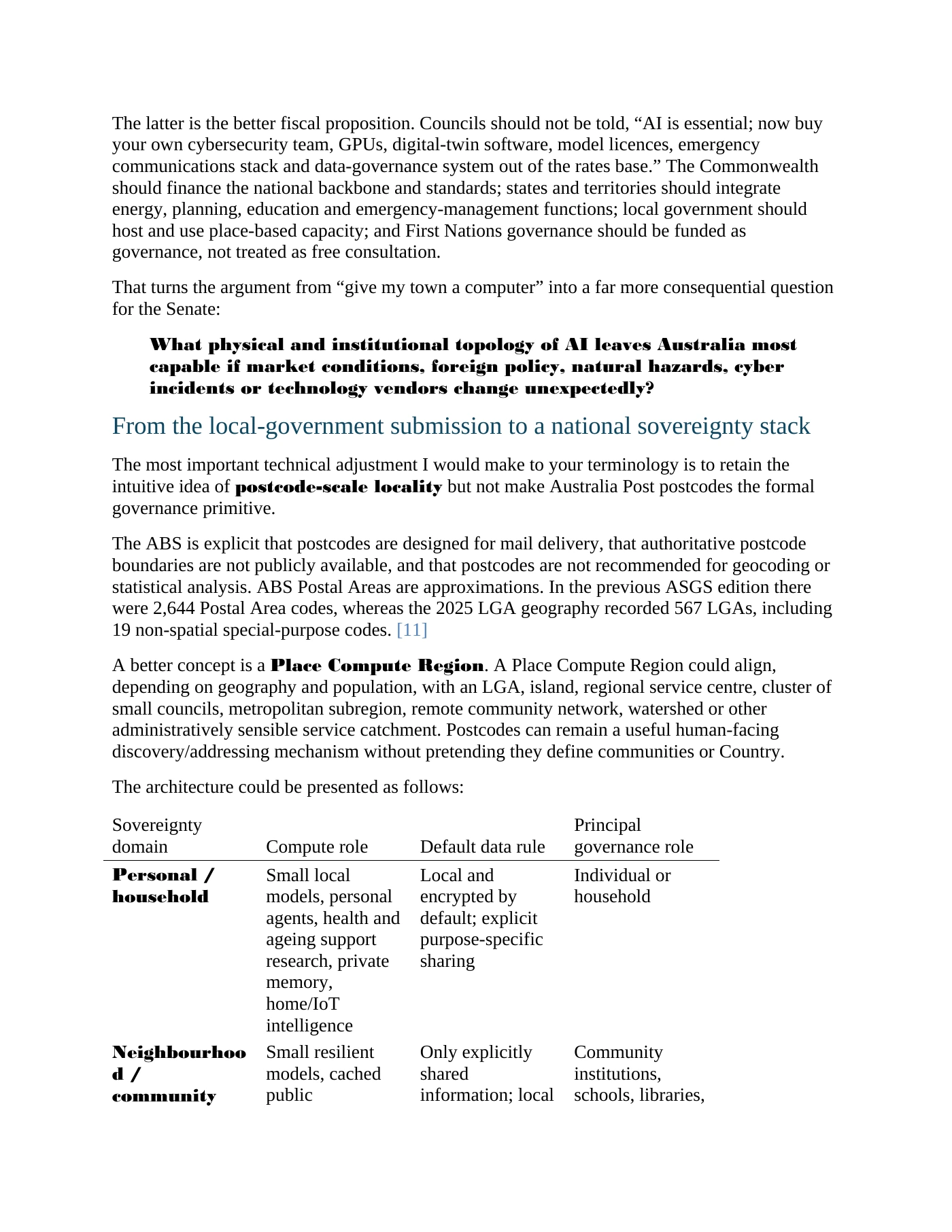 Page 4 of A Fair Go for the AI Age Federated Sovereign Compute for Australian Communities