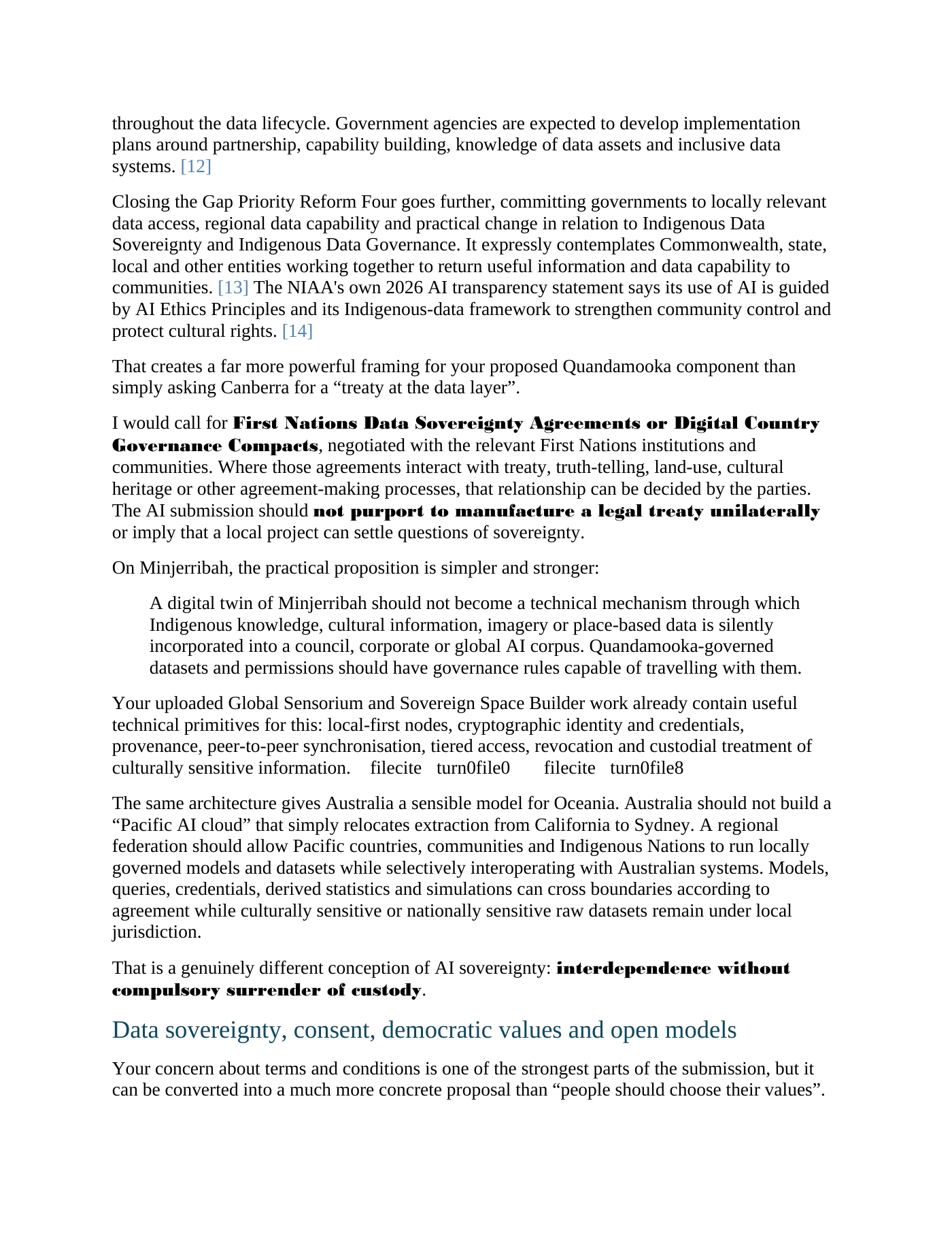Page 6 of A Fair Go for the AI Age Federated Sovereign Compute for Australian Communities