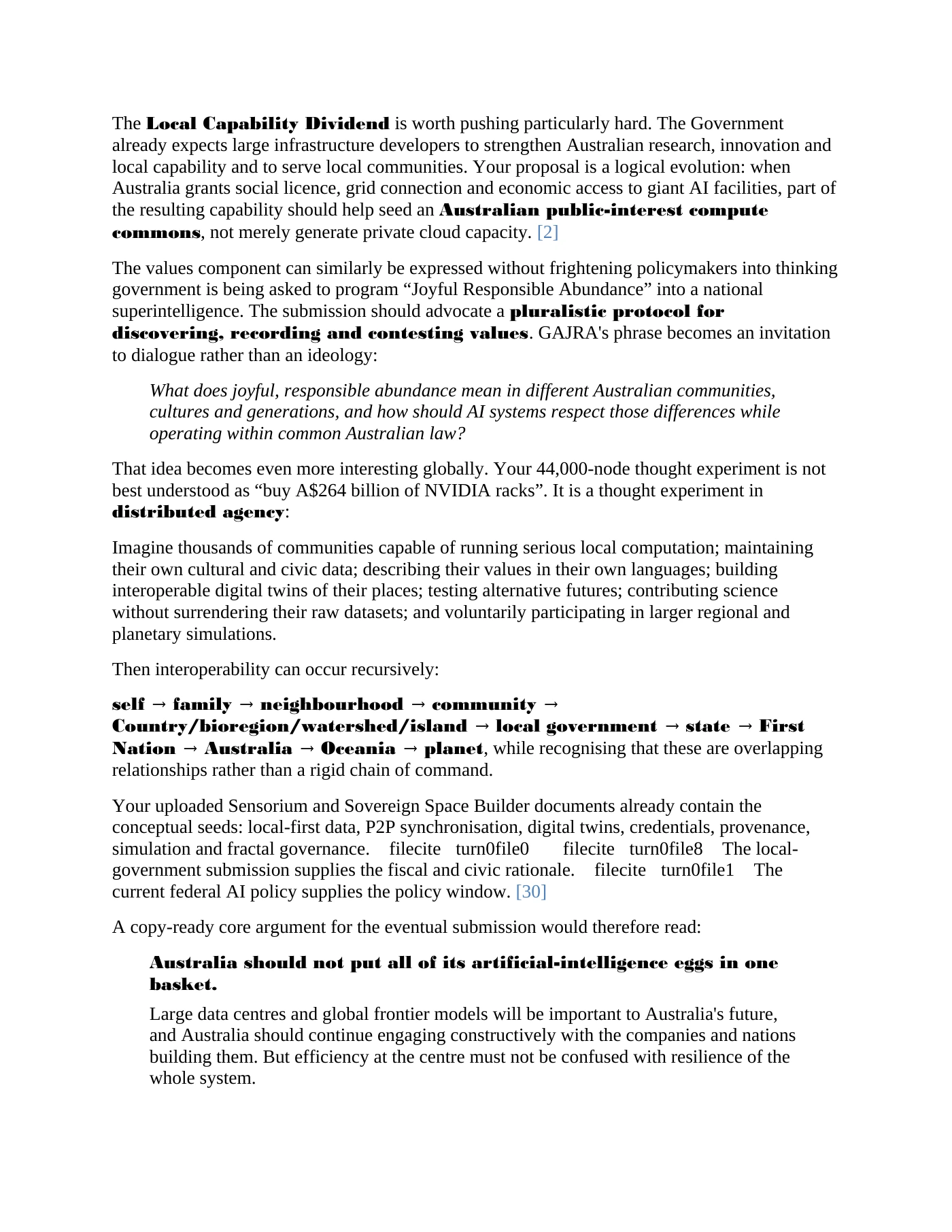 Page 16 of A Fair Go for the AI Age Federated Sovereign Compute for Australian Communities