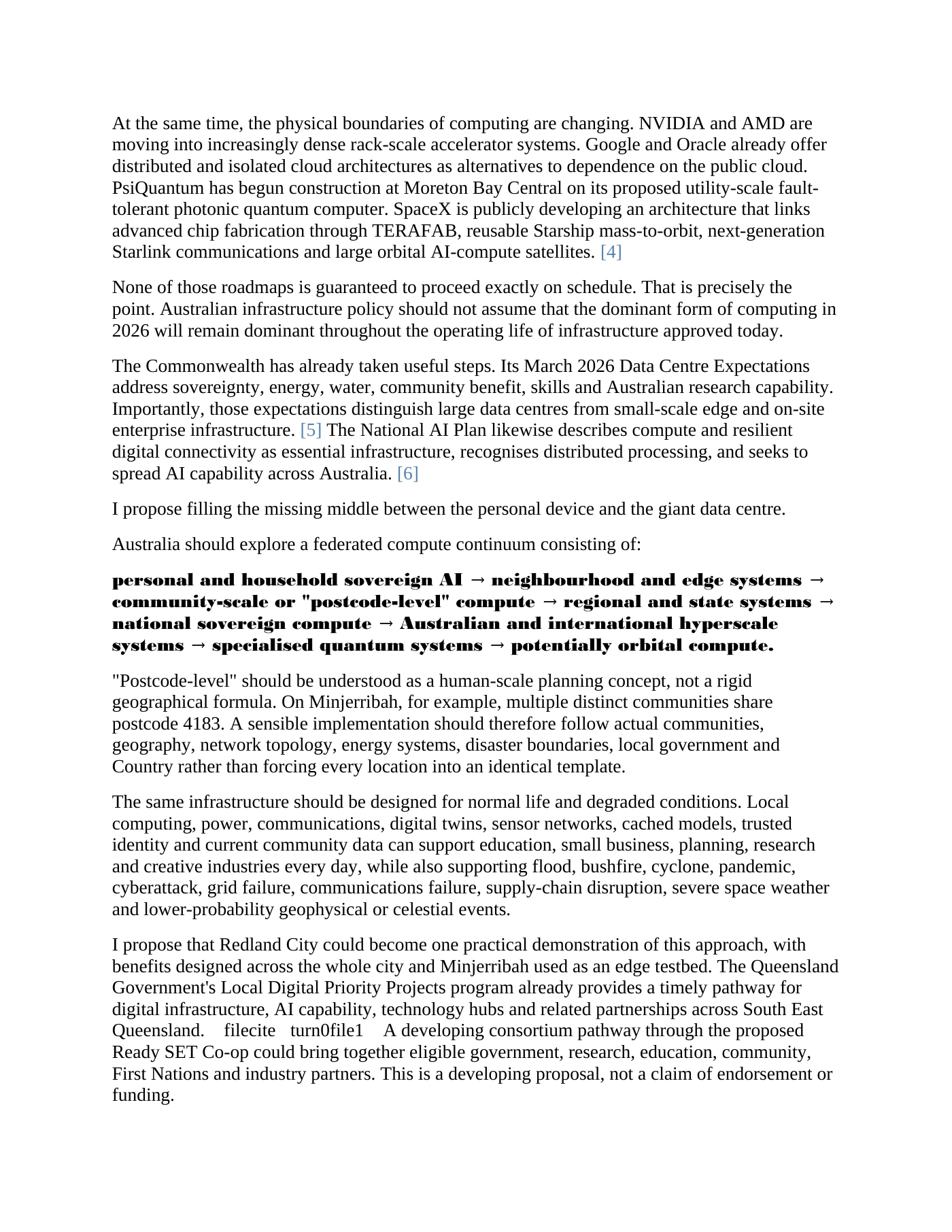 Page 2 of Submission to the Senate Environment and Communications References Committee