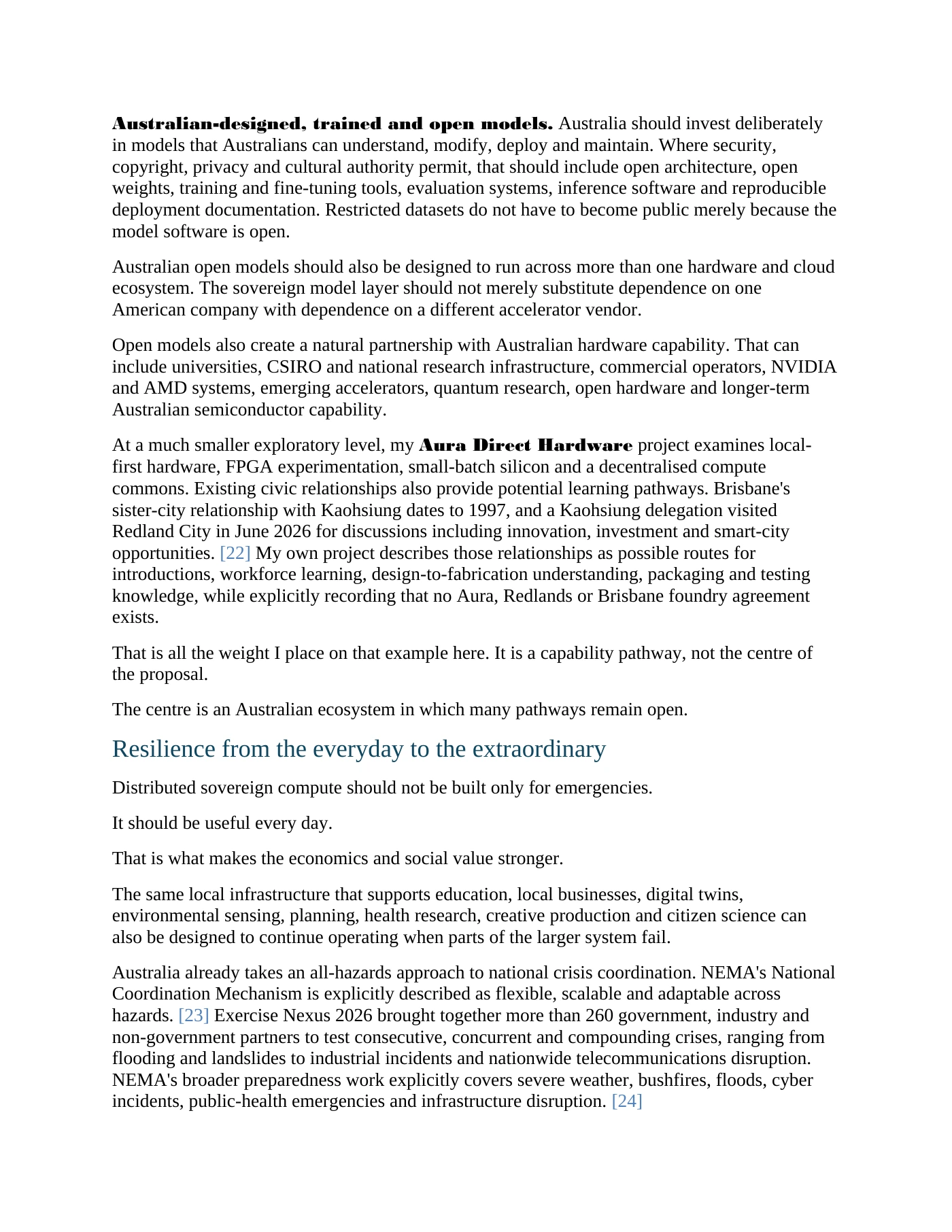 Page 10 of Submission to the Senate Environment and Communications References Committee