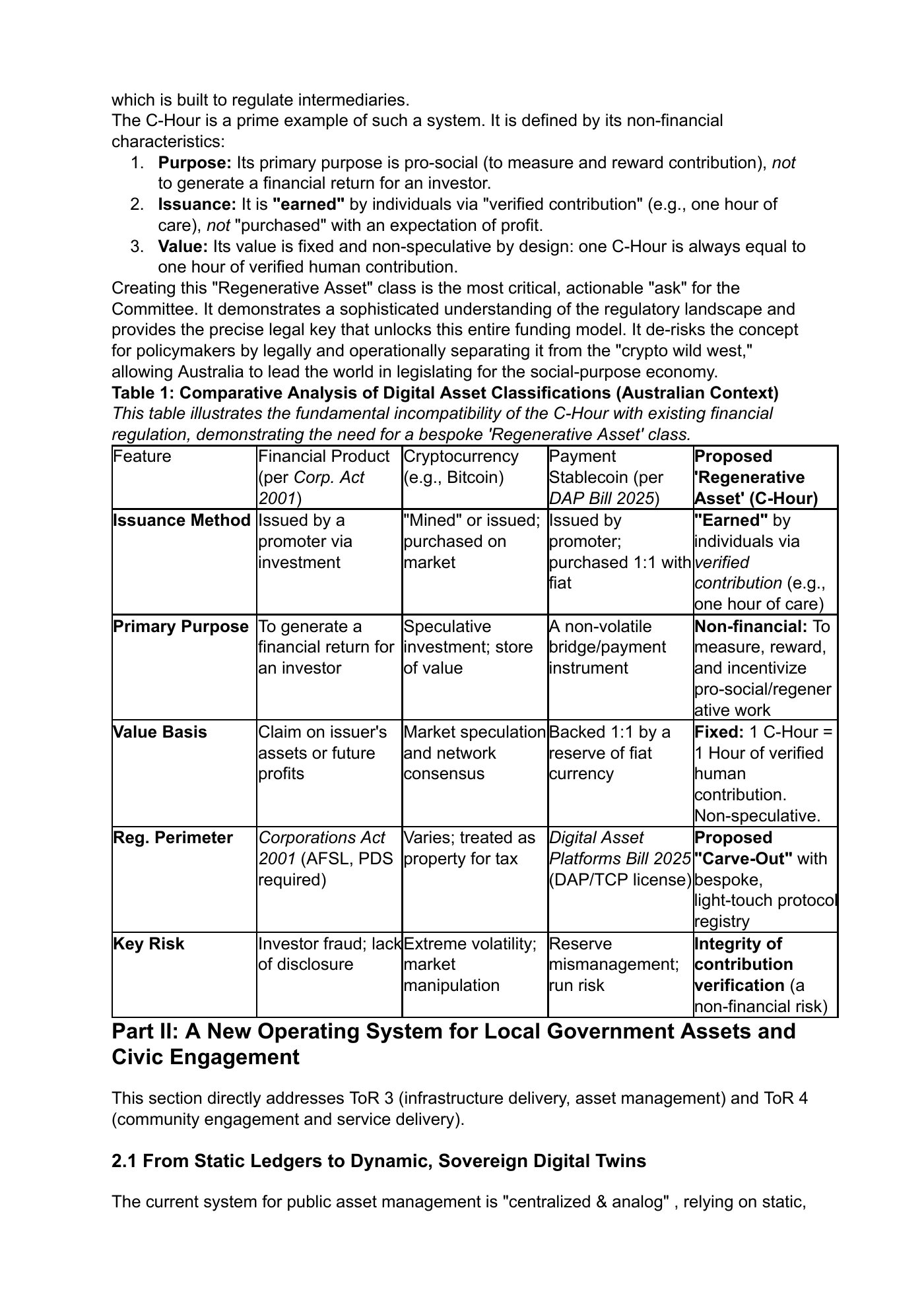 Page 5 of Local Government 2Funding Inquiry Submission