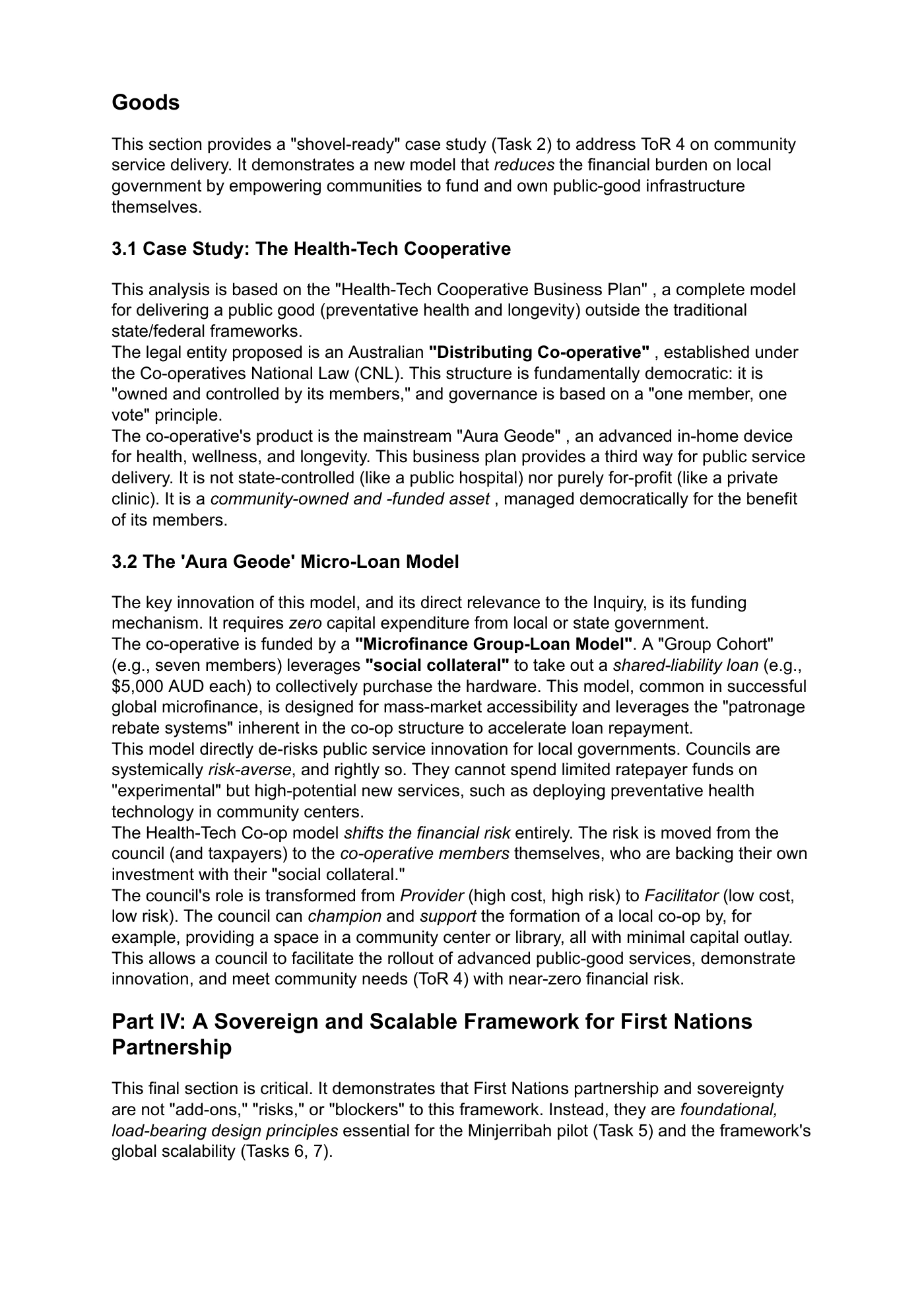 Page 8 of Local Government 2Funding Inquiry Submission