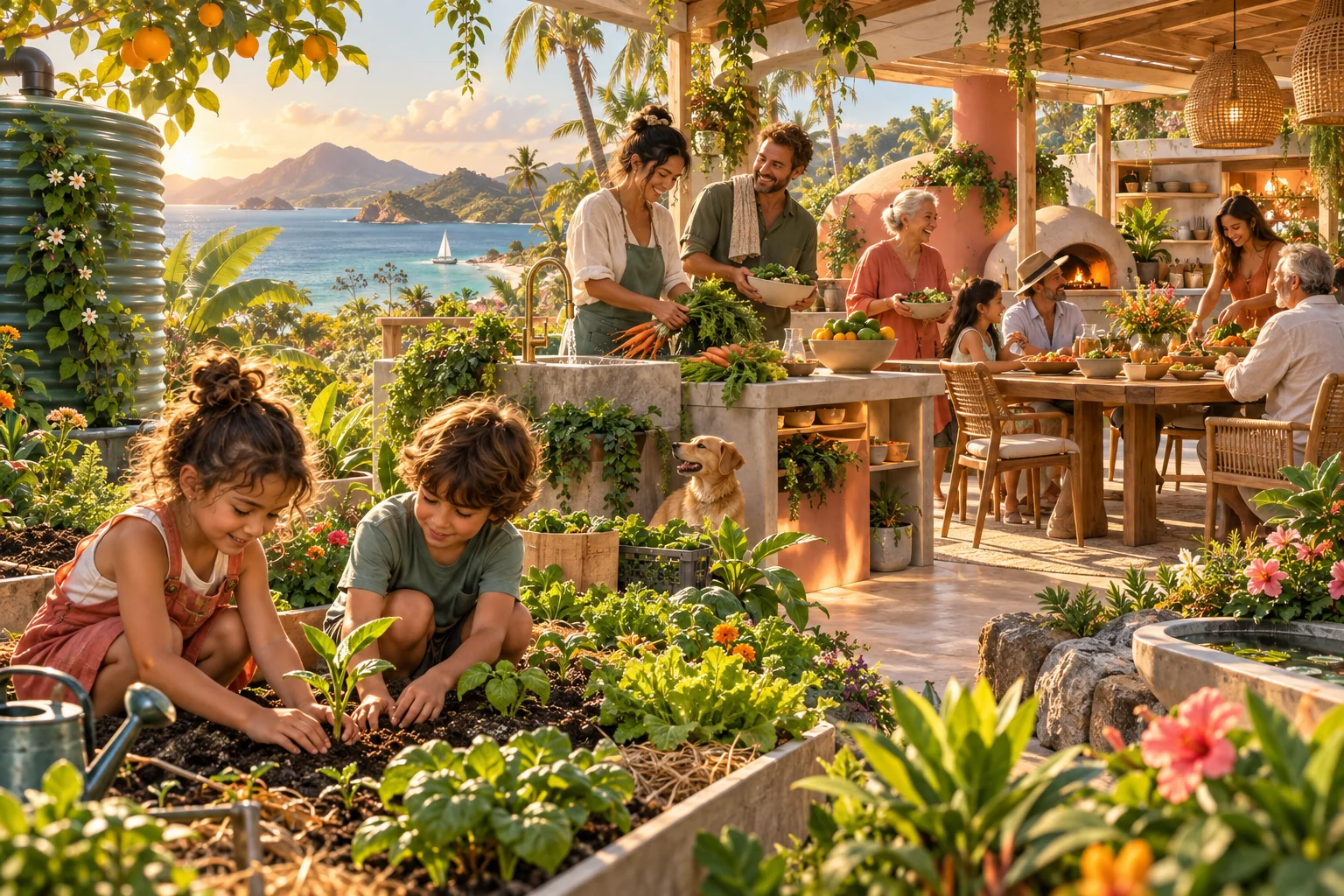 Food, gardens and good company