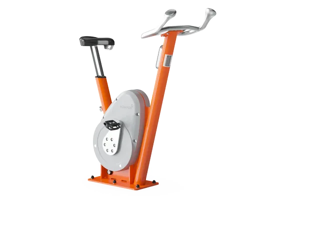 KOMPAN outdoor fitness bike.