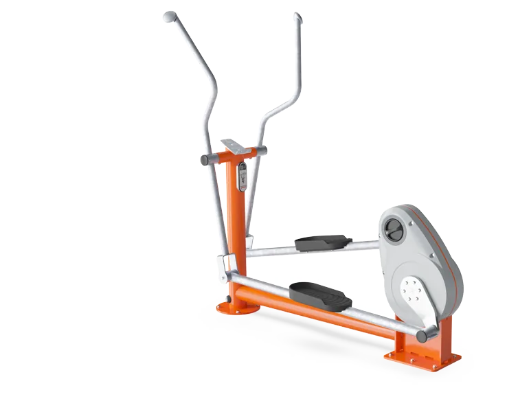 KOMPAN cross trainer outdoor fitness equipment.