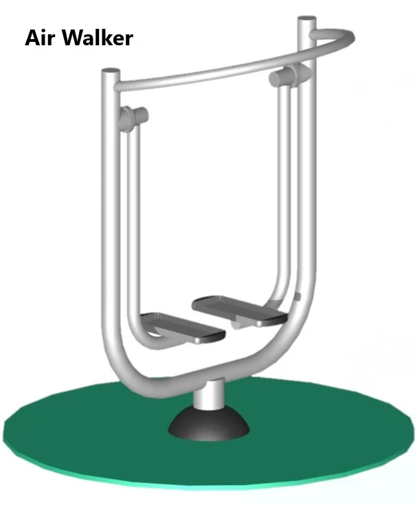 Play Poles air walker outdoor fitness equipment.