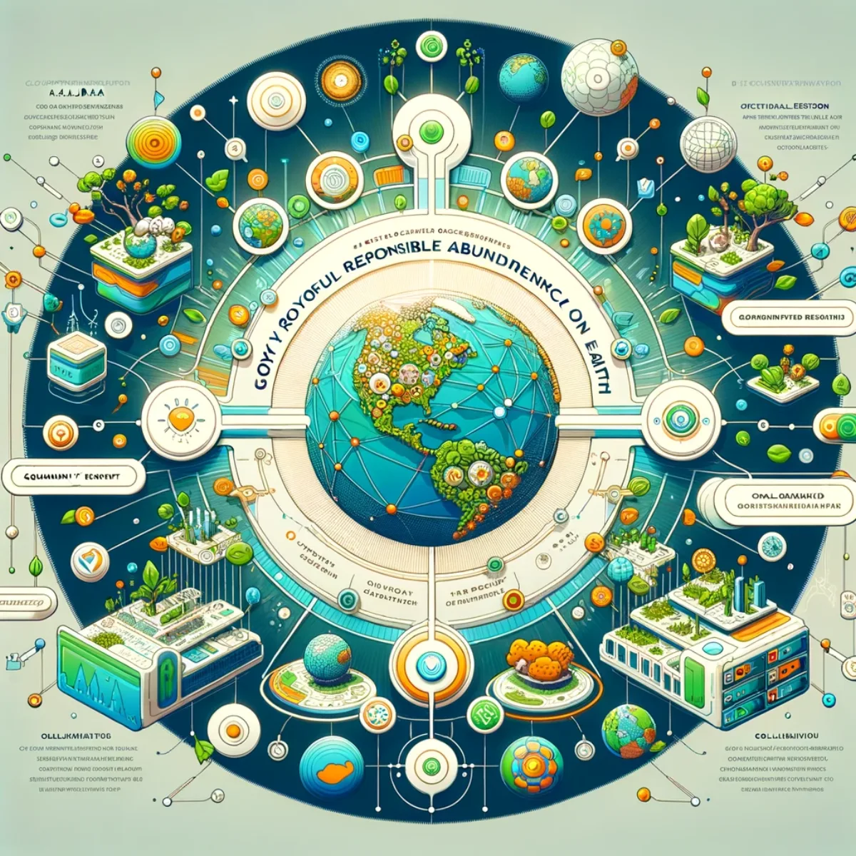 An interactive digital interface representing a global decentralised organisation.