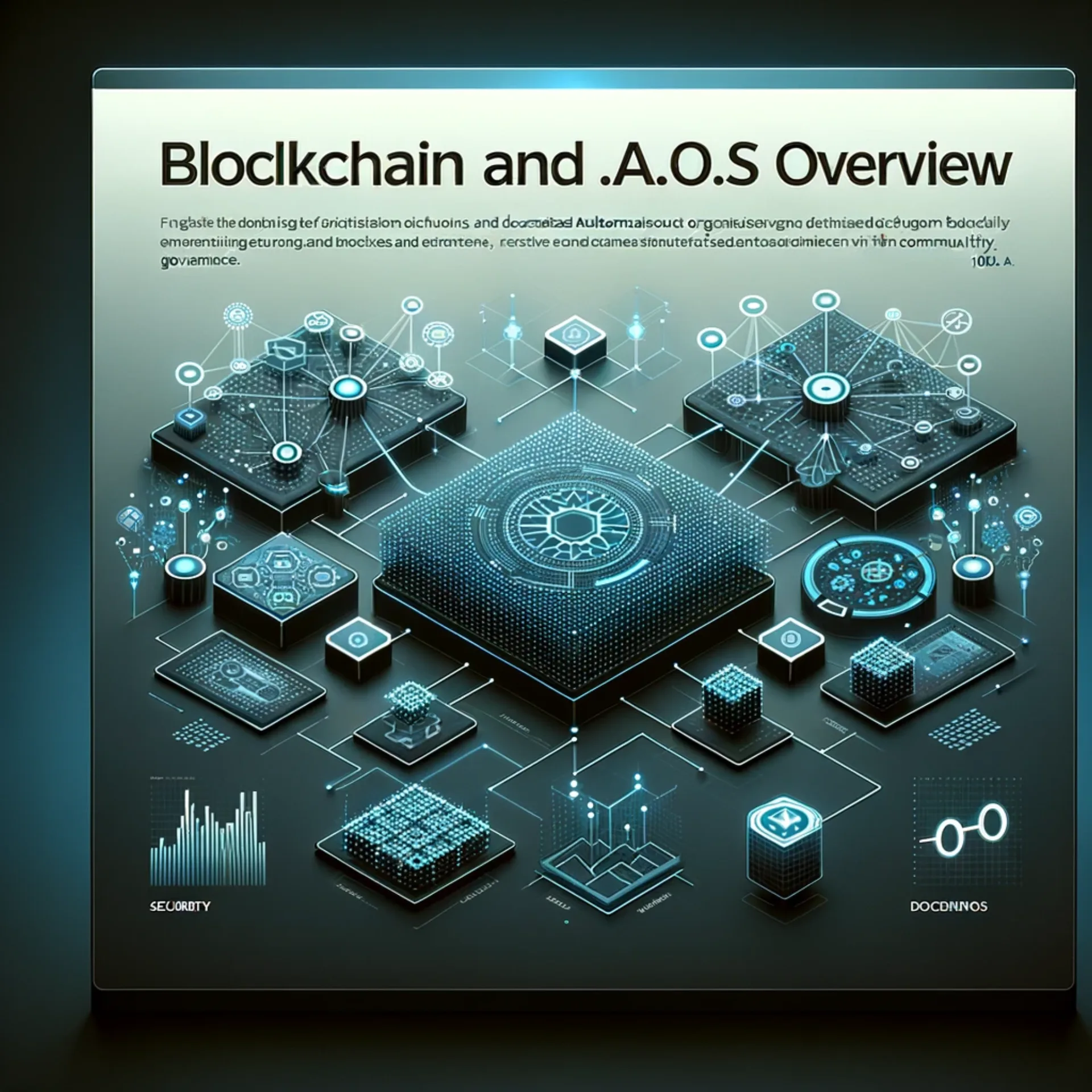A sleek digital interface depicting interconnected blockchain nodes.