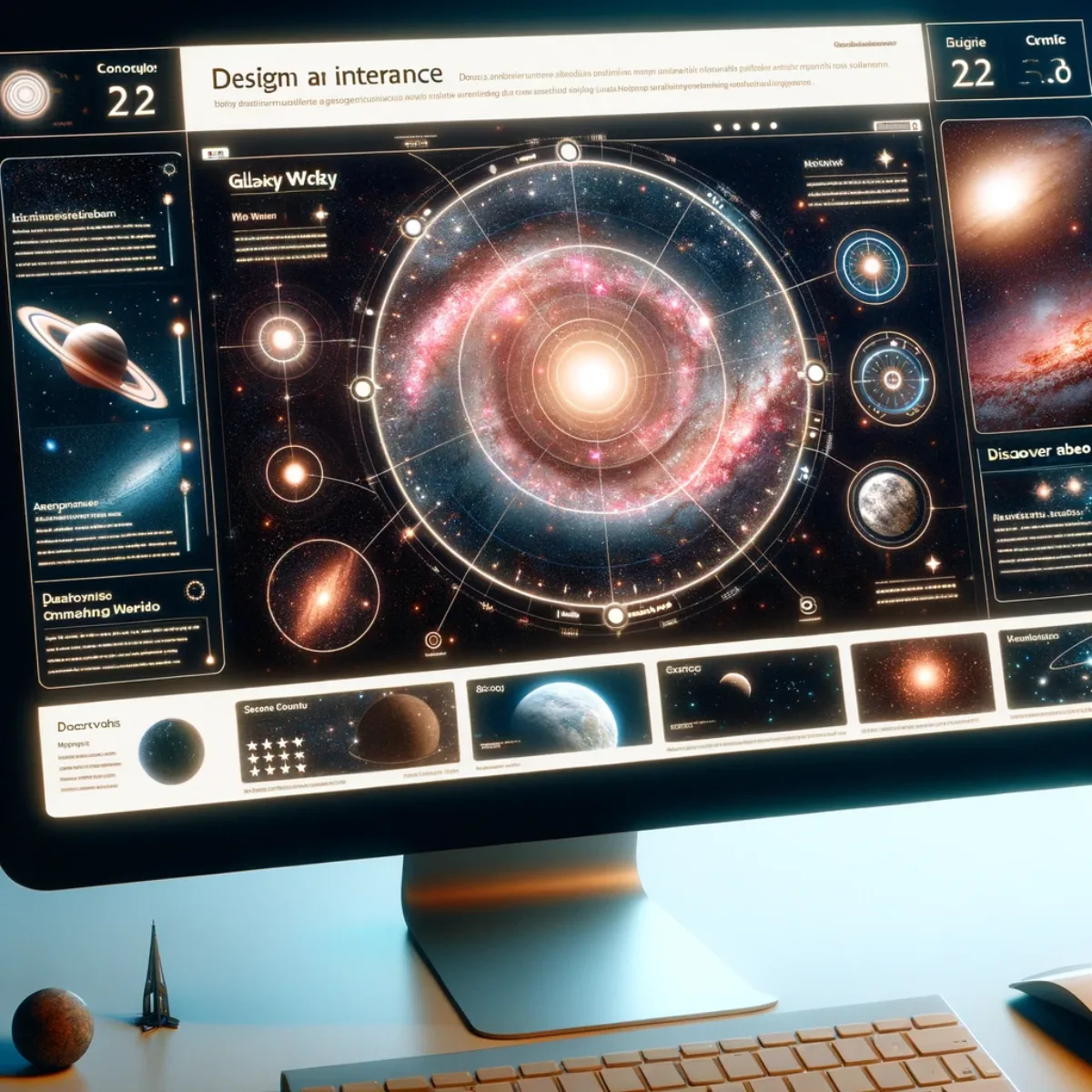 A digital galaxy exploration tool for the Milky Way with zoomable regions.