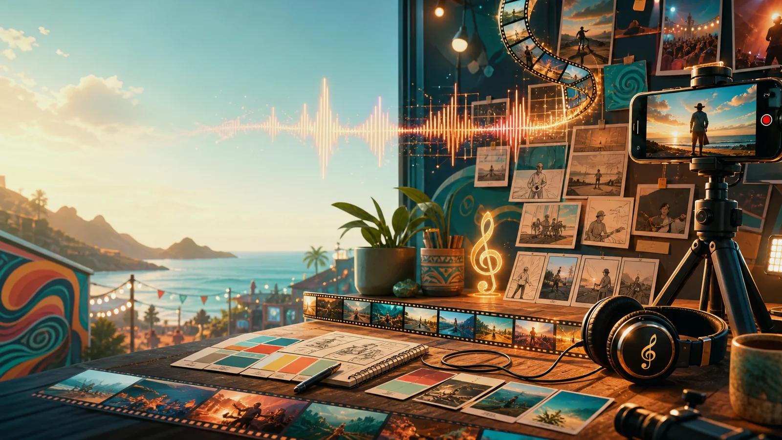 Explorer Music Video Lab Landing Page
