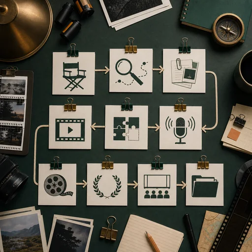 Documentary workflow cards