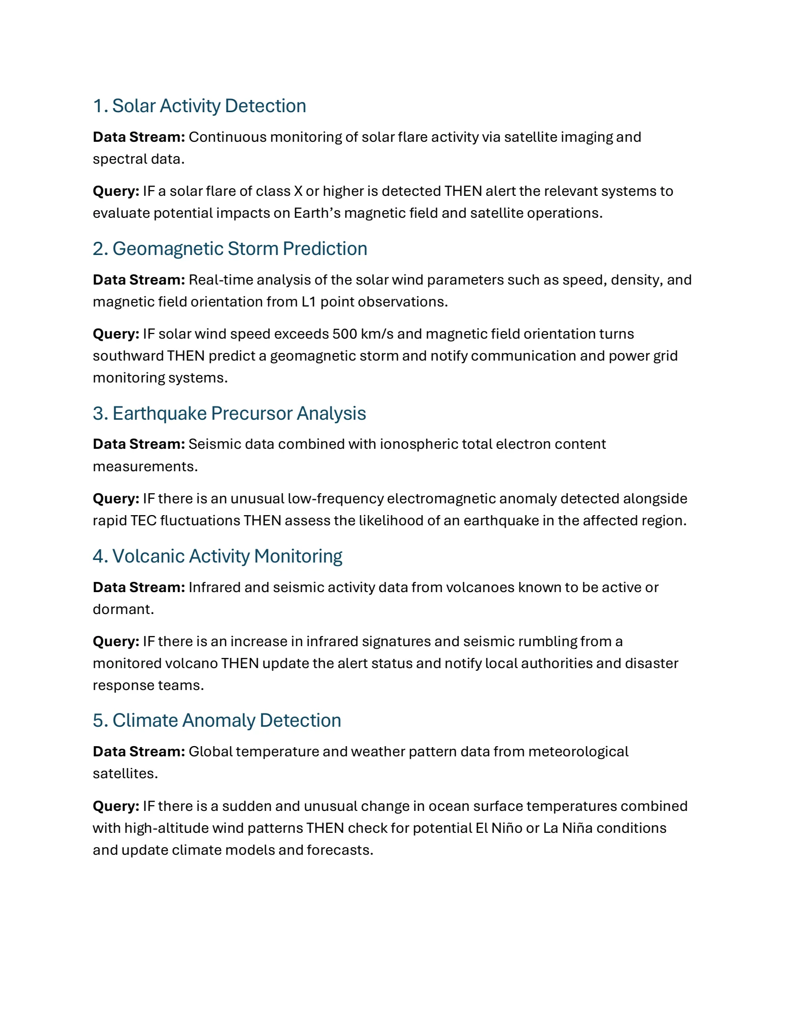 Space Weather Data Use (IFTTT), Page 5