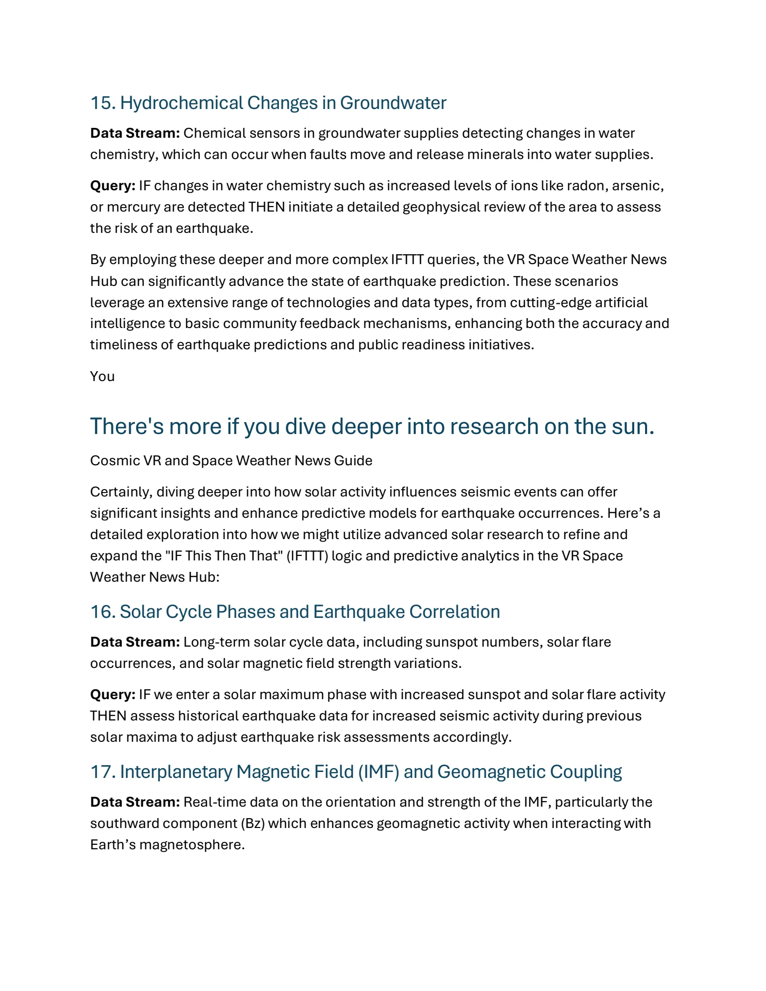 Space Weather Data Use (IFTTT), Page 10
