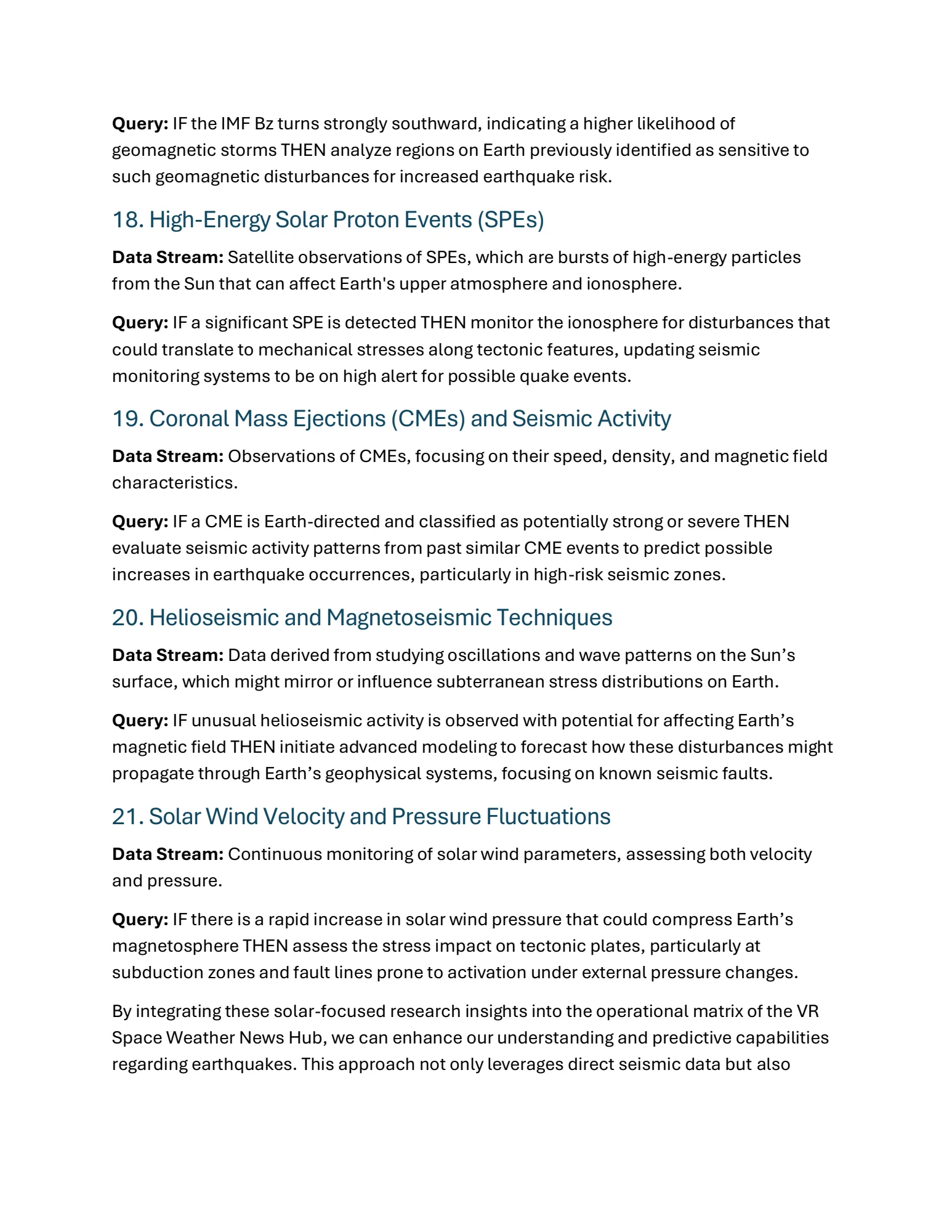 Space Weather Data Use (IFTTT), Page 11