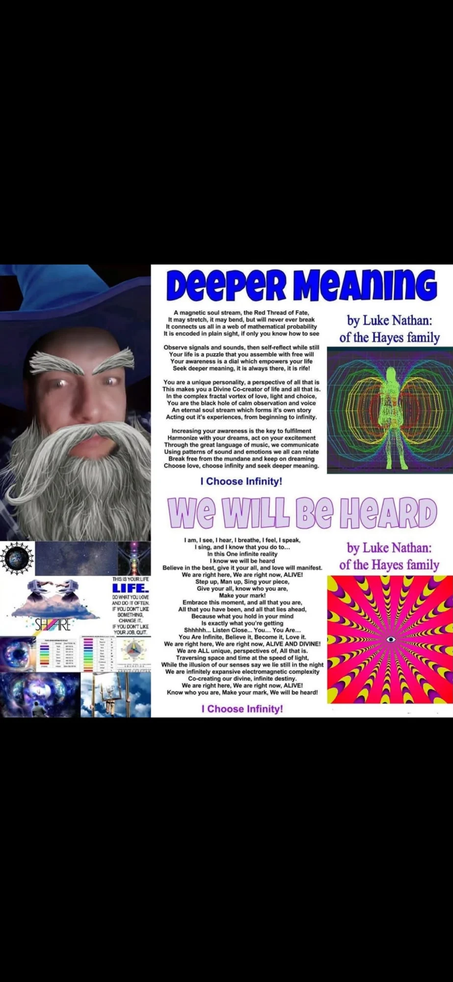 Deeper Meaning and We Will Be Heard