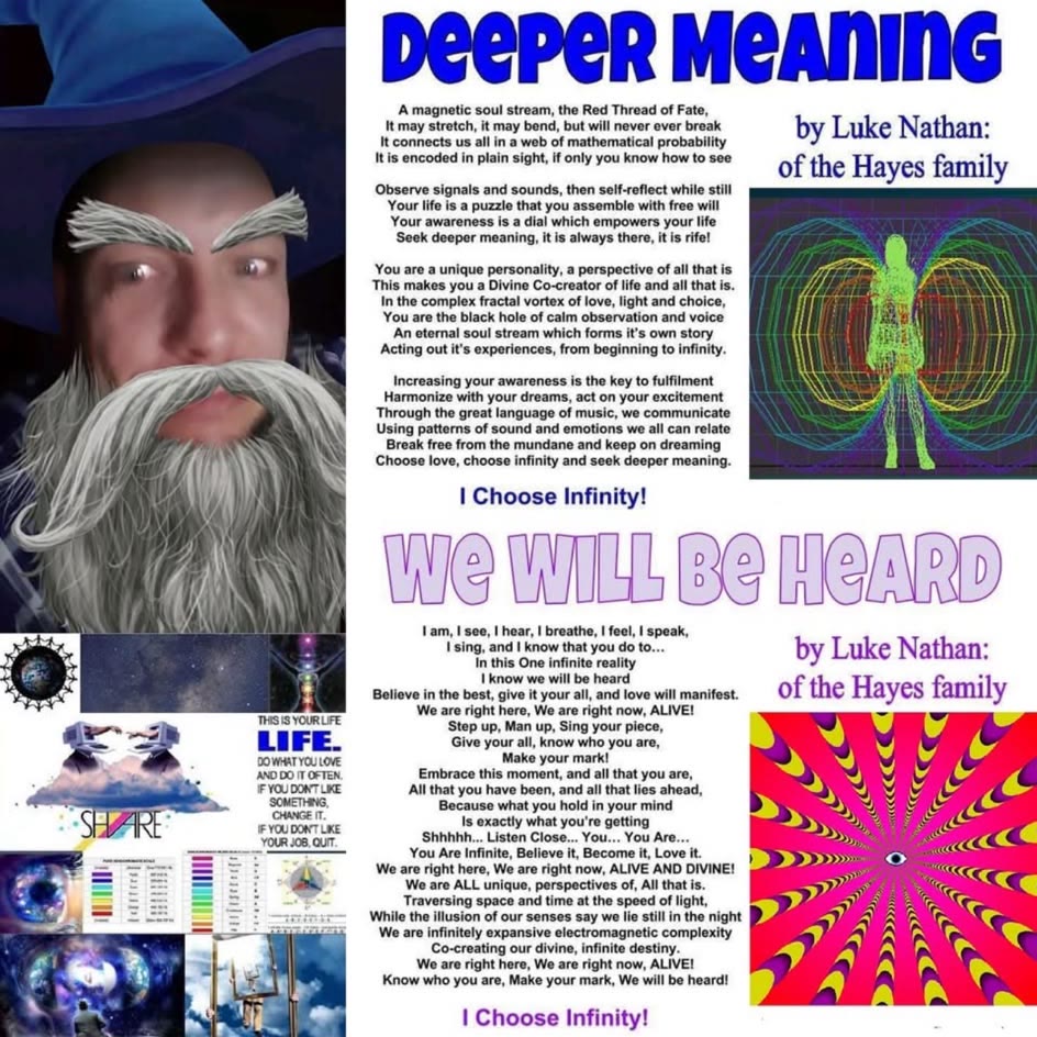 Deeper Meaning and We Will Be Heard poster