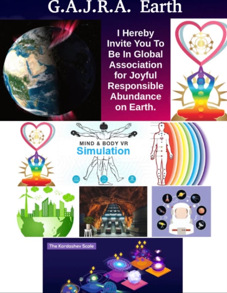 GAJRA Earth invitation collage