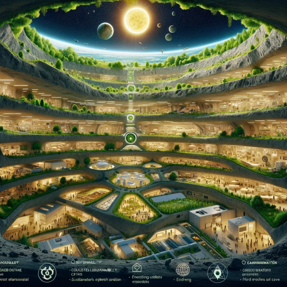 A conceptual long-lived subterranean habitat