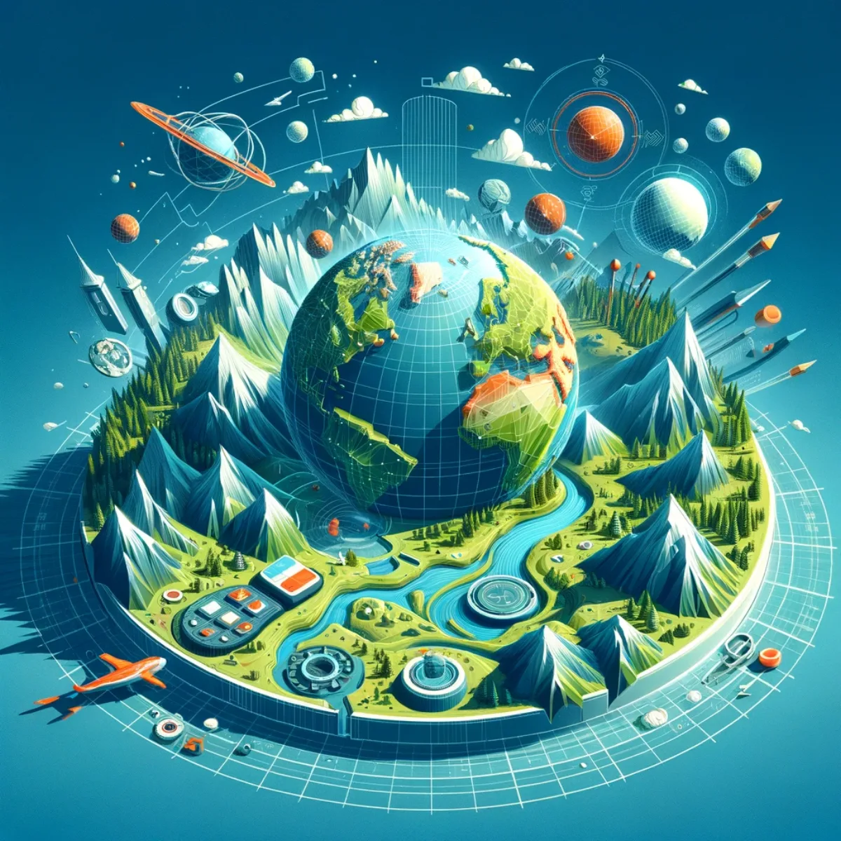 A conceptual world-building environment
