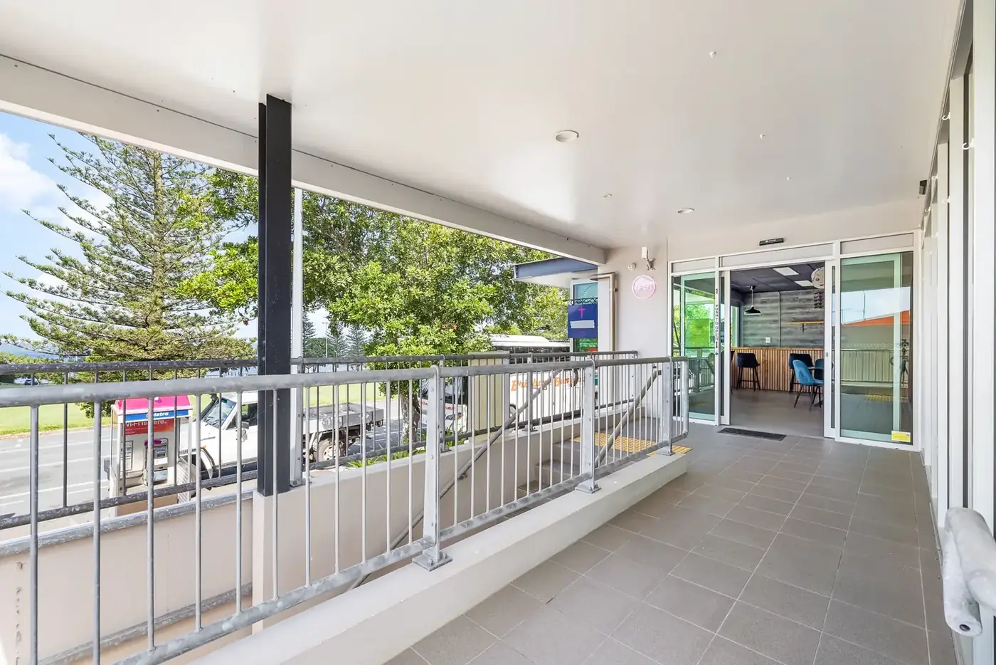 Supplied reference photo of the covered ramp and main entrance to 9 Ballow Road.
